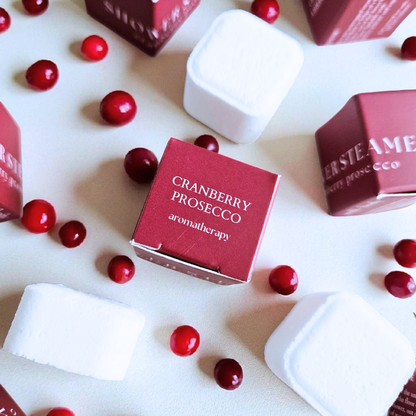 Cranberry Prosecco | Holiday Shower Steamer