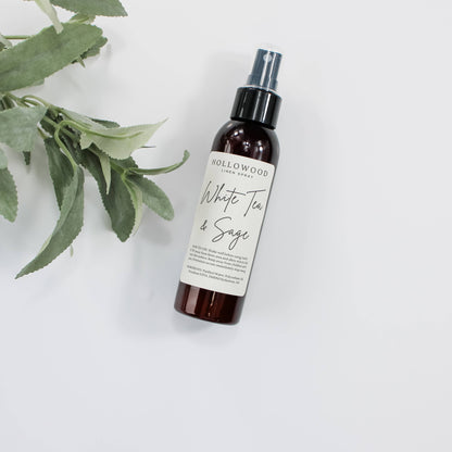 WHITE TEA & SAGE | SPRING | 4OZ |  LINEN SPRAY