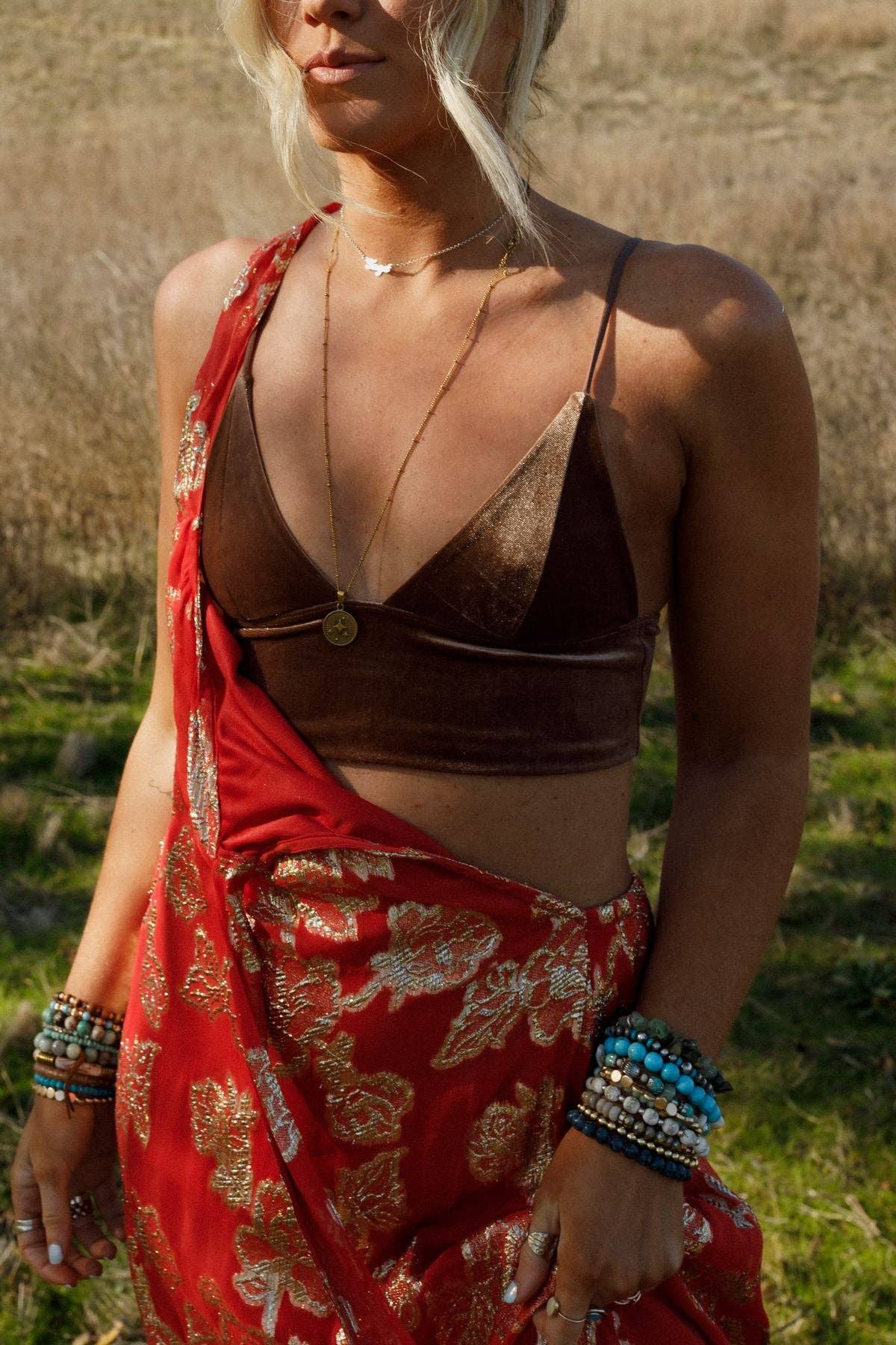 Mod Velvet Bralette - Mocha