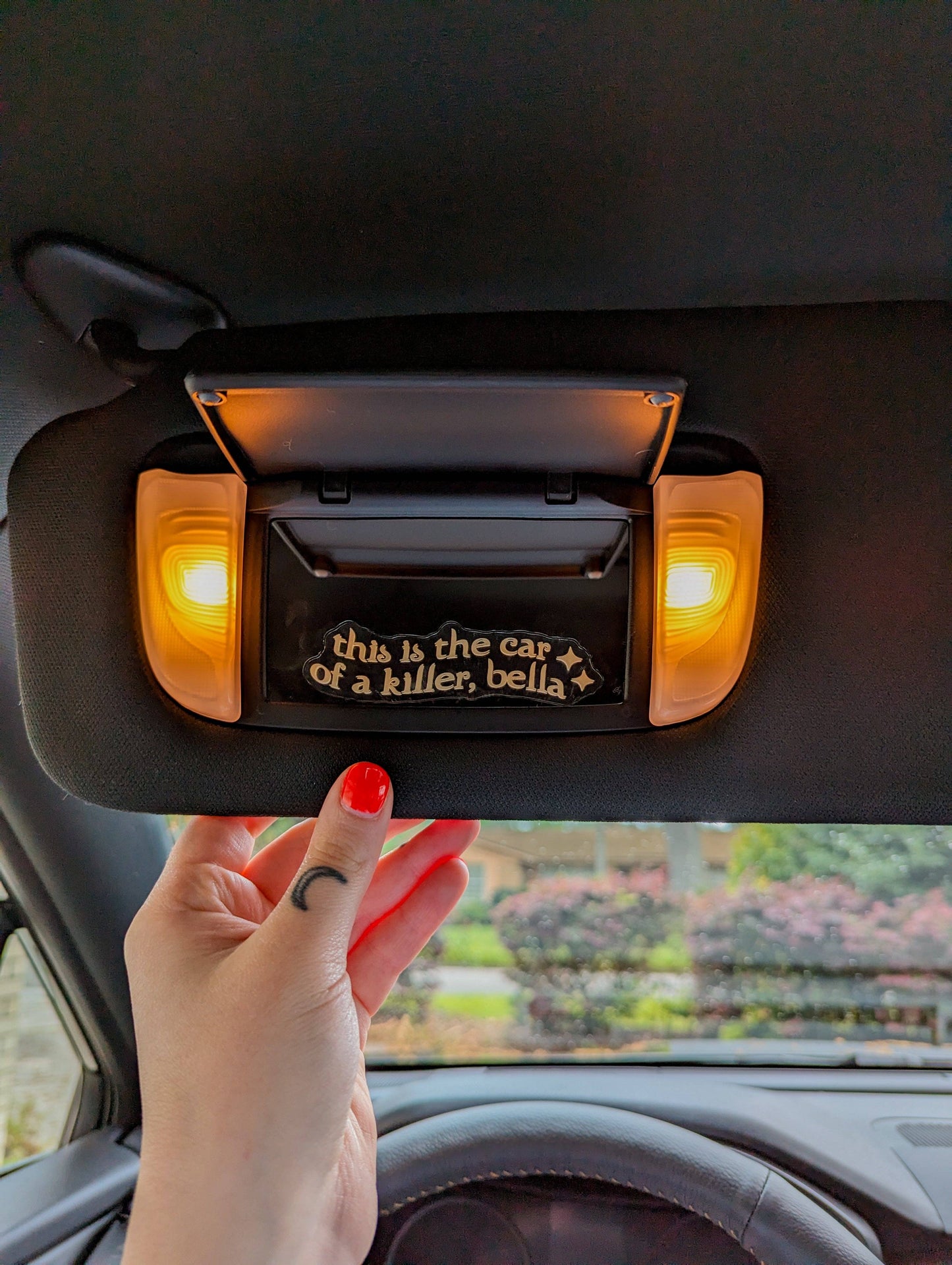 Car of a killer decal sticker
