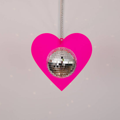 LARGE Disco Heart