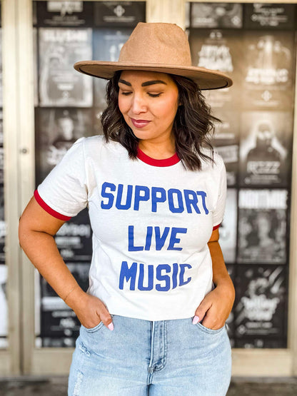 Support Live Music Tee