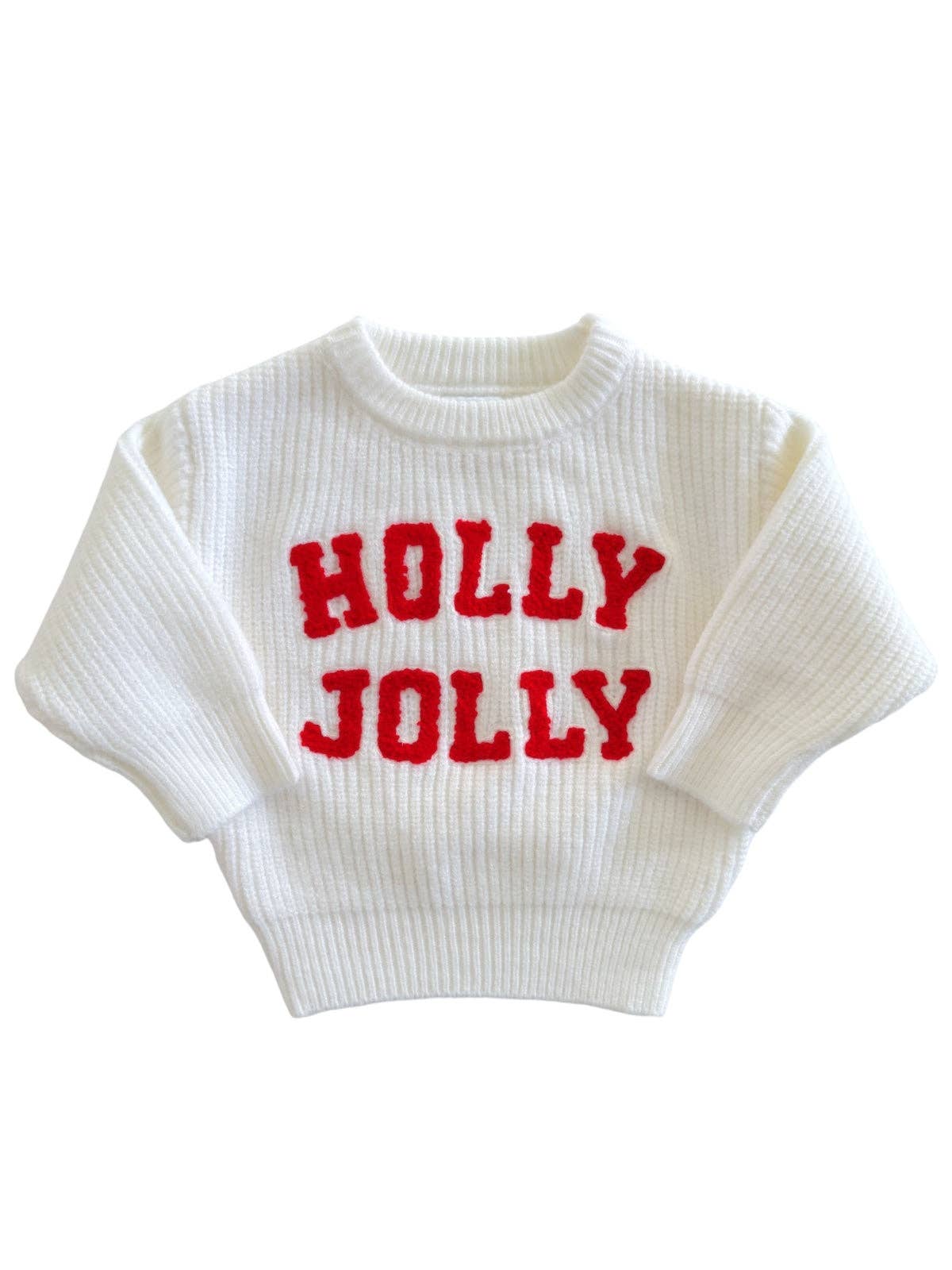 Knit Sweater, Holly Jolly: 6 - 12 mo.
