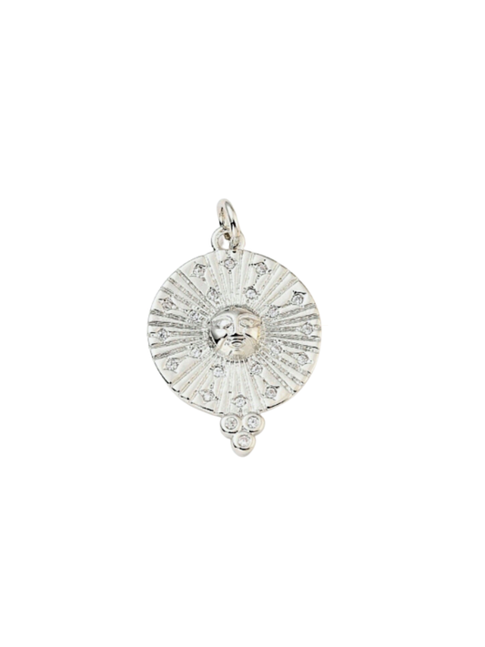 * Silver Mr. Sunshine Charm