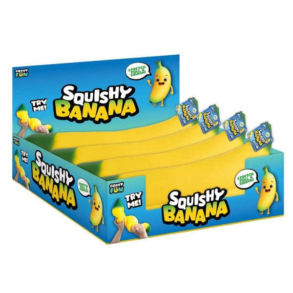 RMS SmushMart Giant 15" Banana Squishy Fidget Toy (1pc)