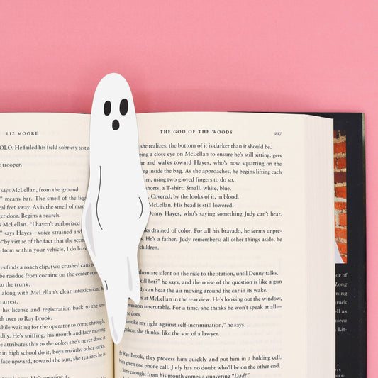 A Ghost Bookmark (it's die cut!)