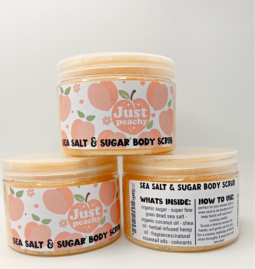 Just Peachy - Sea Salt & Sugar Body Scrub