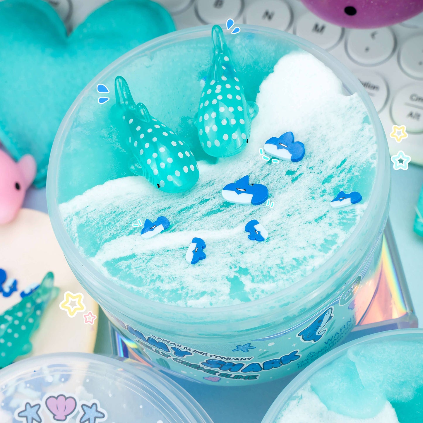 Gummy Shark Jelly Creme Slime