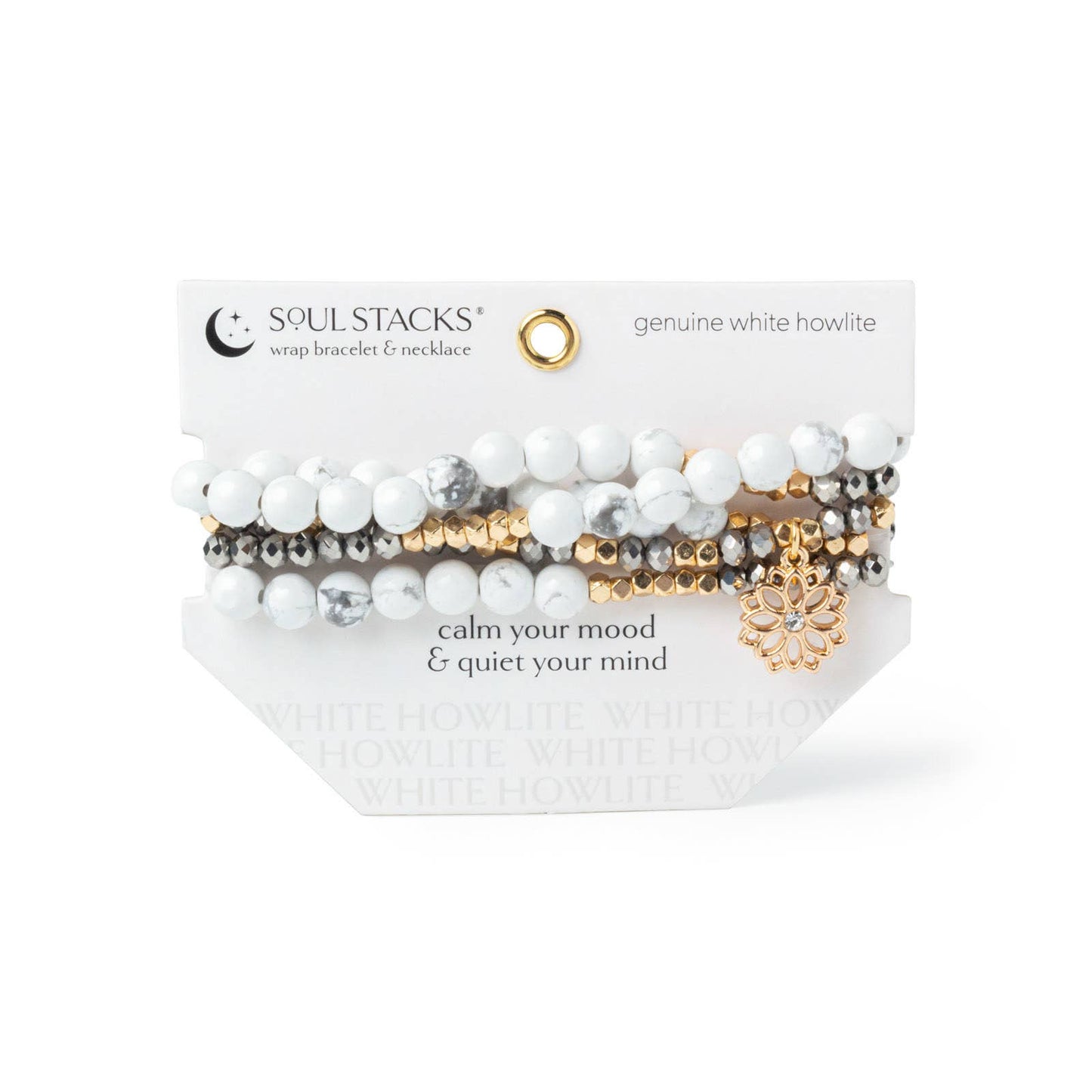 Soul Stacks Terra Stone Wrap Bracelet & Necklace Open Stock: Rose Quartz