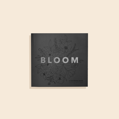 Bloom: A Stocking Stuffer Size Floral Coloring Book