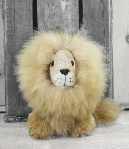 Alpaca Stuffed Animal - Small Lion 9"
