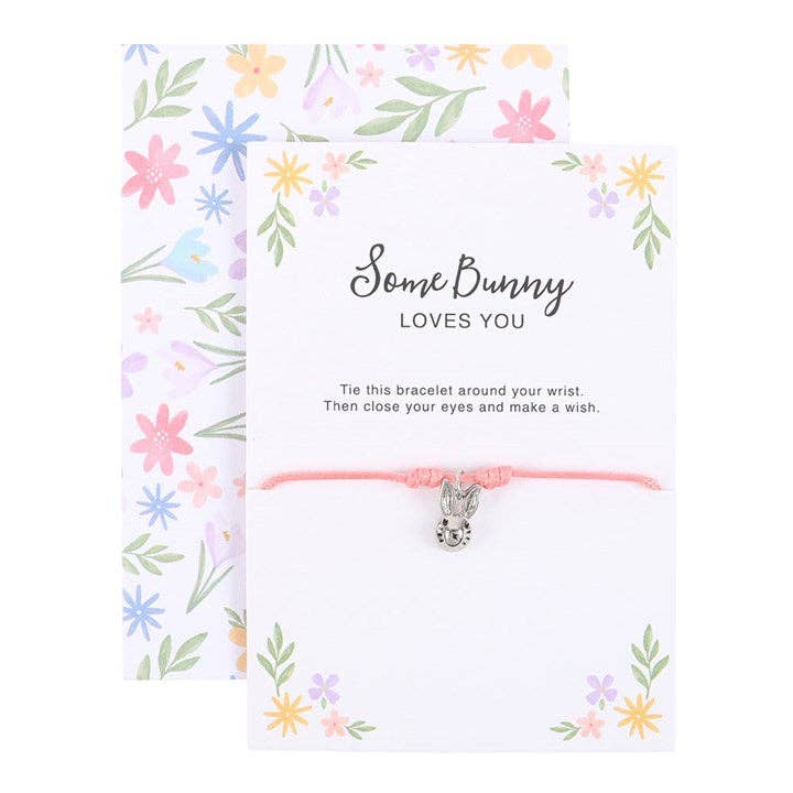 Some Bunny Loves You Rabbit Charm Bracelet