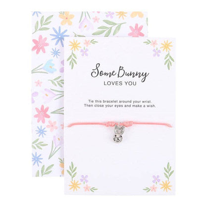 Some Bunny Loves You Rabbit Charm Bracelet