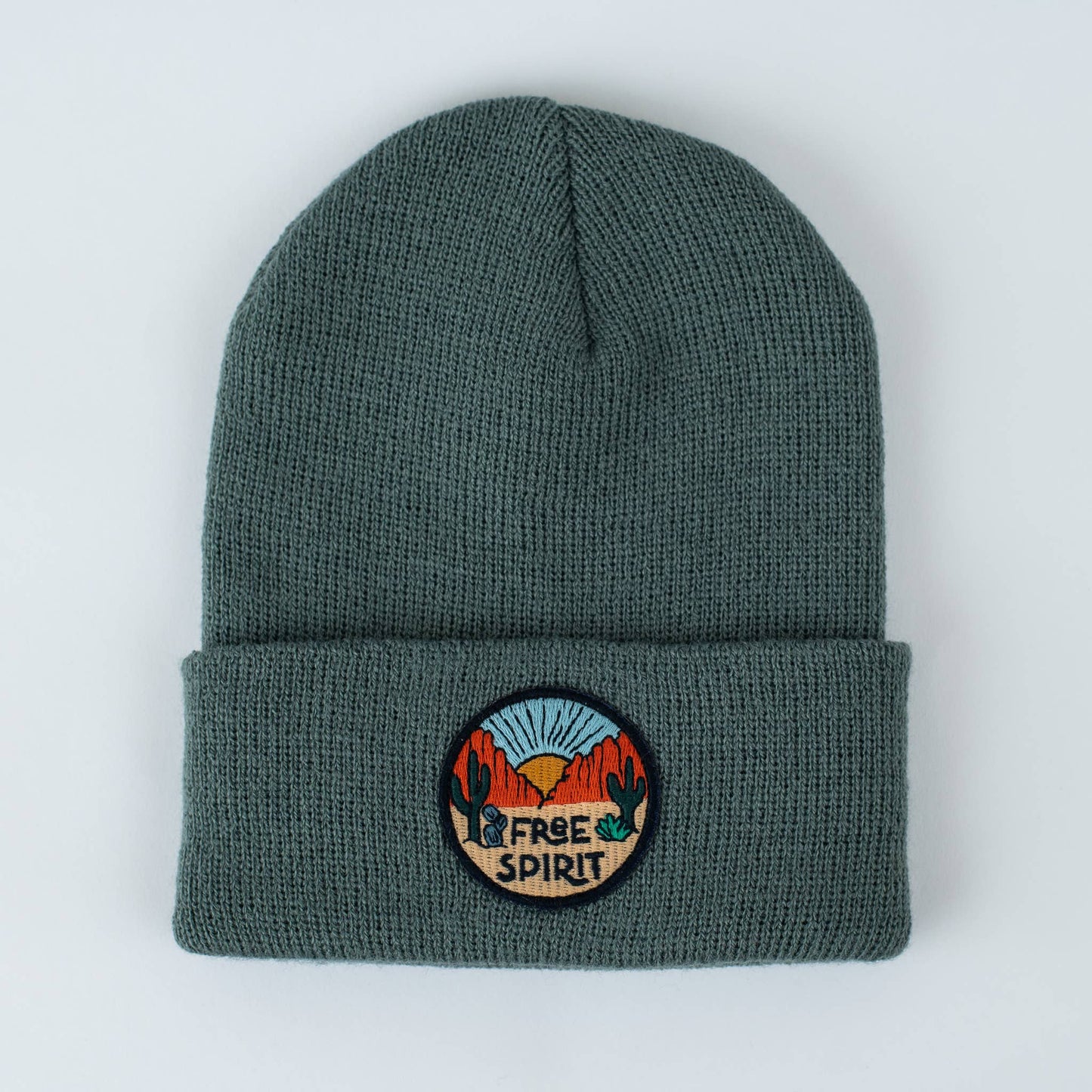 Made in USA. Free Spirit Spruce Beanie. Multi Sizes: Youth/Adult (Fits ages 5+)