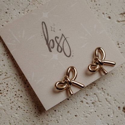 Bow earrings
