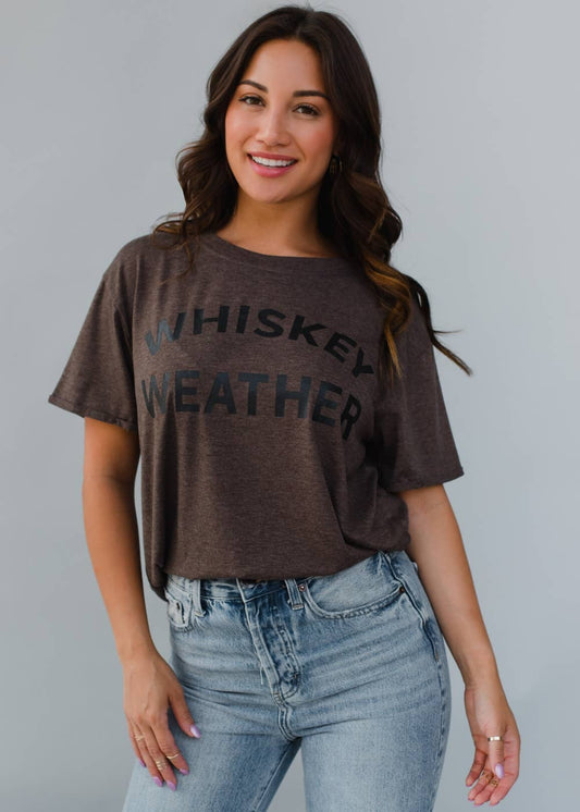 Dk. Brown Whiskey Weather Tee