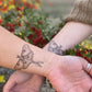 Luna Moth Temporary Tattoo: 1-Pack