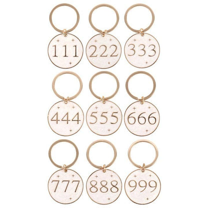 Angel Number Keyrings