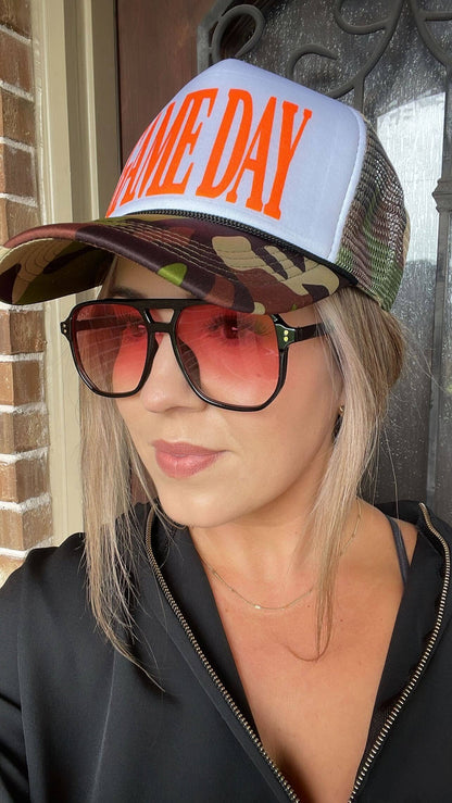 Skye - Unisex Oversized Aviator : Amber