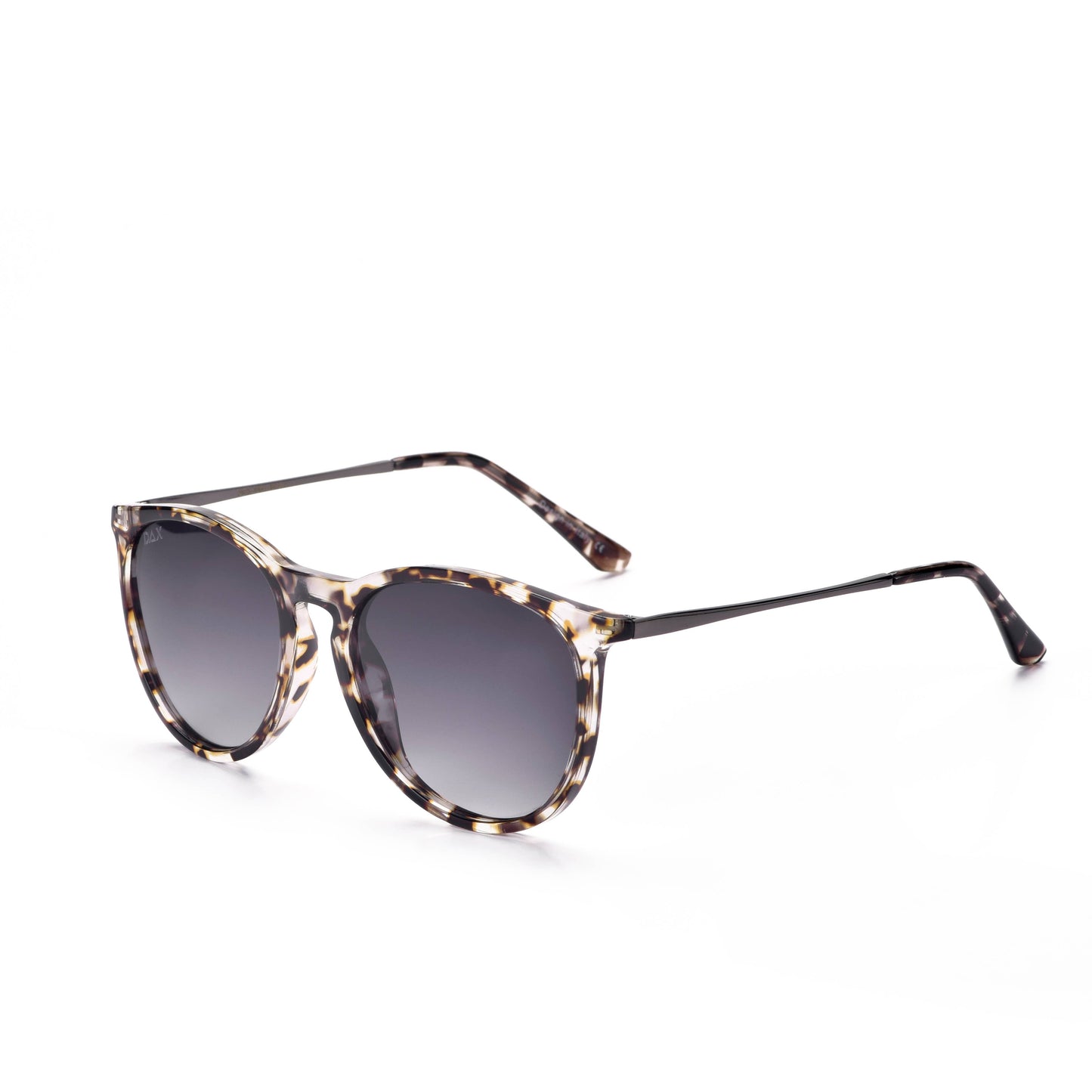 Midnight - Women's Polarized Medium Horn Sunglasses: Hot Pink
