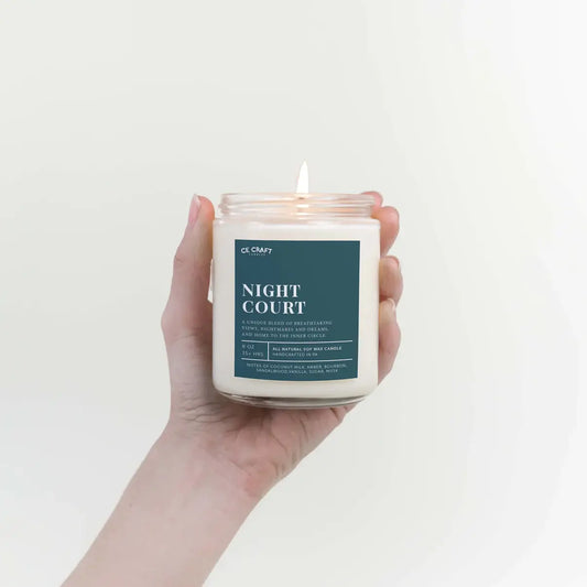 Night Court Scented Candle: Standard
