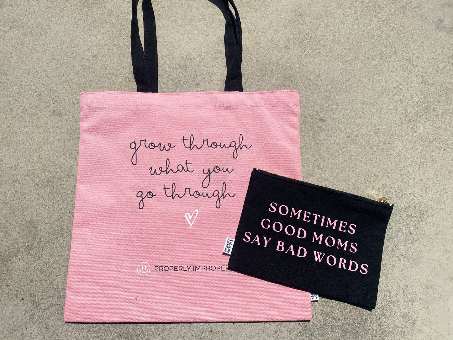 Sometimes Good Moms Say Bad Words - Canvas Pouch