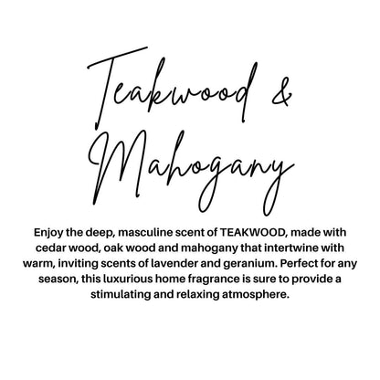 TEAKWOOD & MAHOGANY | LAUNDRY SOAP: 22 OUNCES