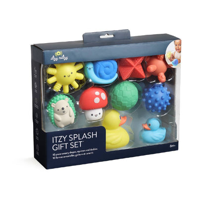 Itzy Splash Gift Set™ Soft Bath + Water Toys