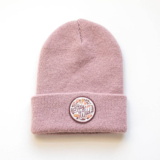 Stay Wild Rose Beanie: Youth/Adult (Fits Ages 5+)