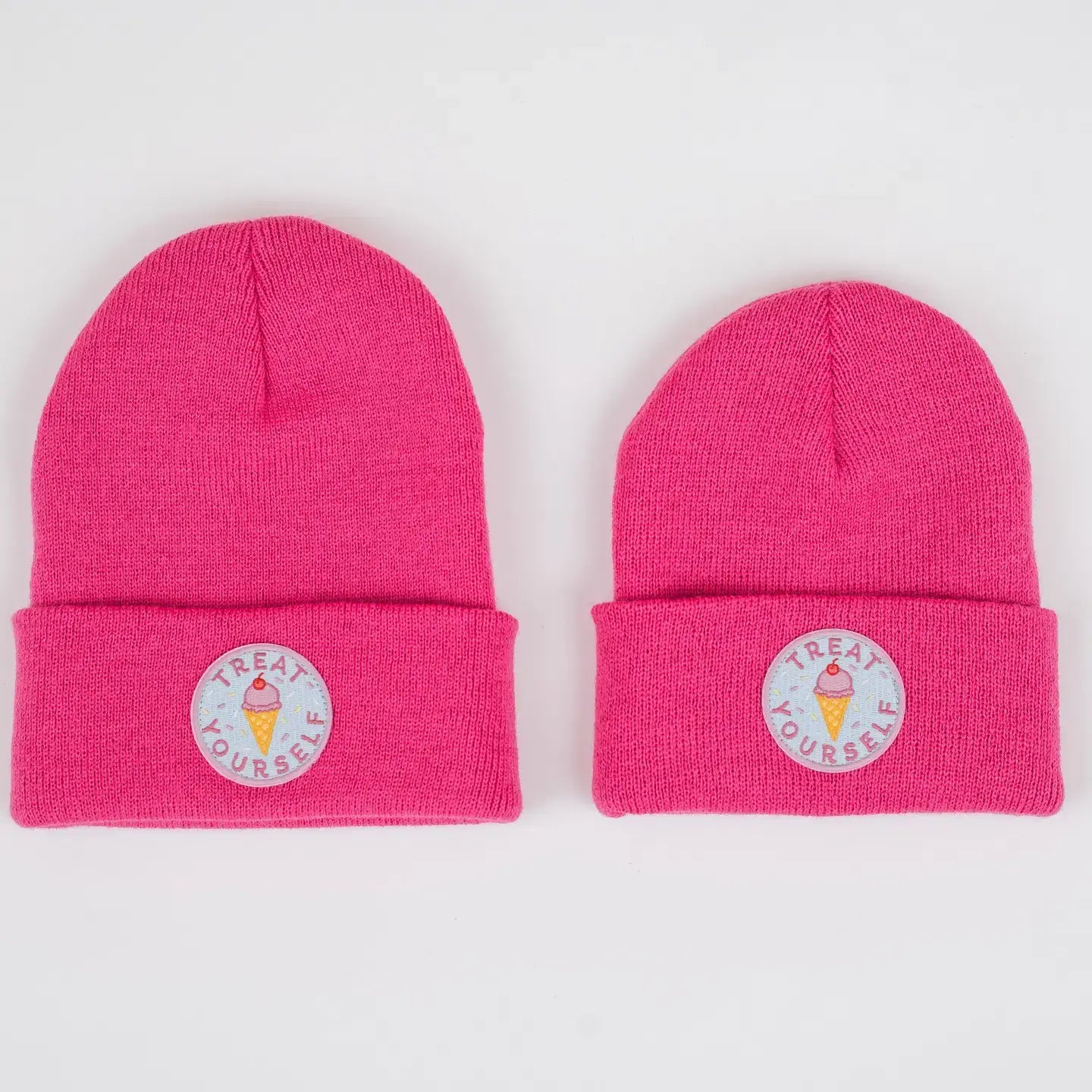 Treat Yourself Fuchsia Youth/Adult Beanie