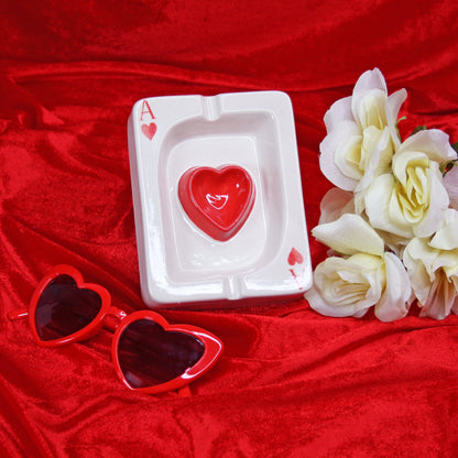 Ace of Hearts ash tray