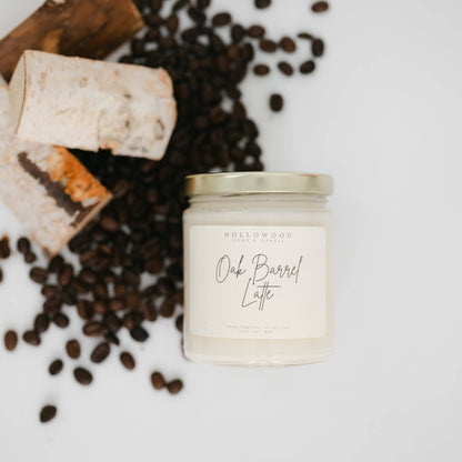 OAK BARREL LATTE | FALL| 8 OZ CANDLES: 8 OUNCE
