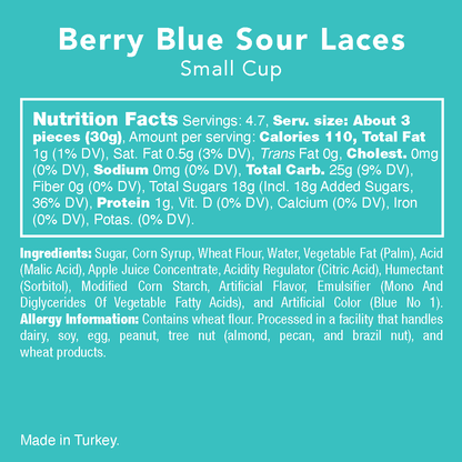 Berry Blue Sour Laces
