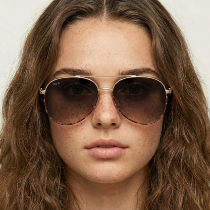 ACE - Unisex Aviator Sunglasses – Polarized Hair-Friendly