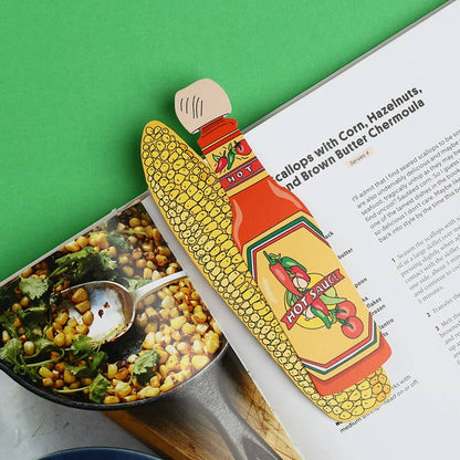 Hot Sauce Bookmark (it's die cut!)