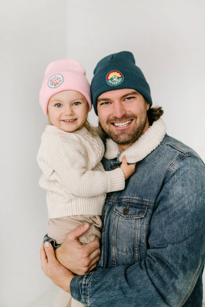Watch Me Bloom Fuchsia Infant/Toddler Beanie