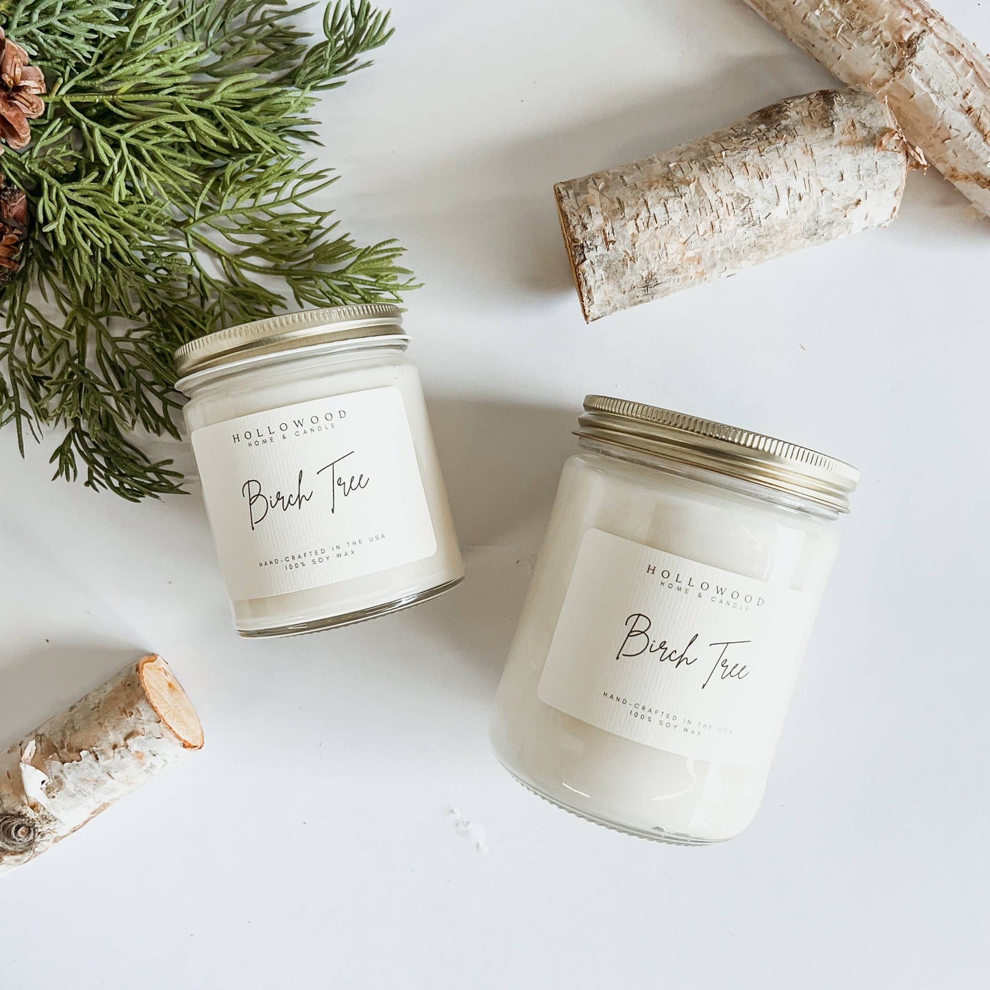 BIRCH TREE | HOLIDAY CANDLE | 100% SOY WAX | 8 OZ