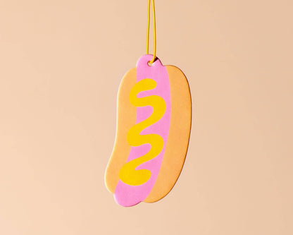 Hot Dog Food Air Freshener - Pink Lemonade Scent