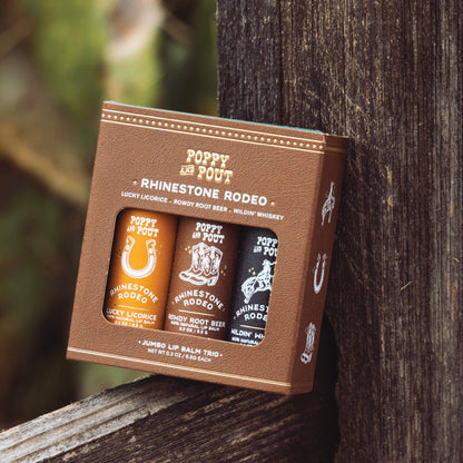 Gift Set, Lip Balm Trio, Rhinestone Rodeo