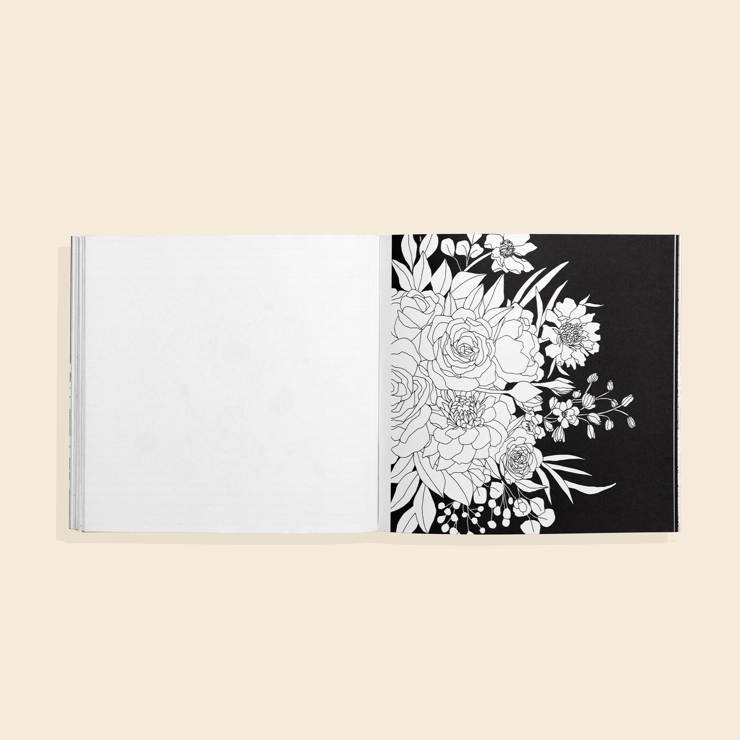 Bloom: A Stocking Stuffer Size Floral Coloring Book