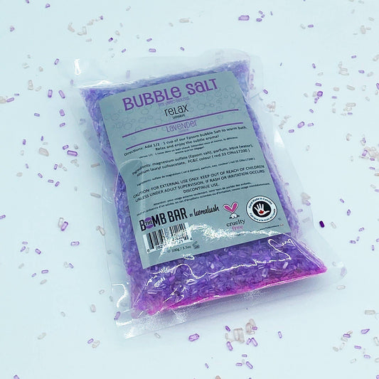 Bath Soak - Bubble Salt: Relax / 100g
