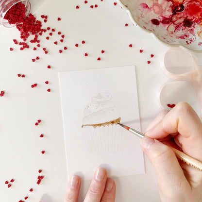 Sweet treats paintable valentines