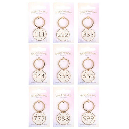 Angel Number Keyrings