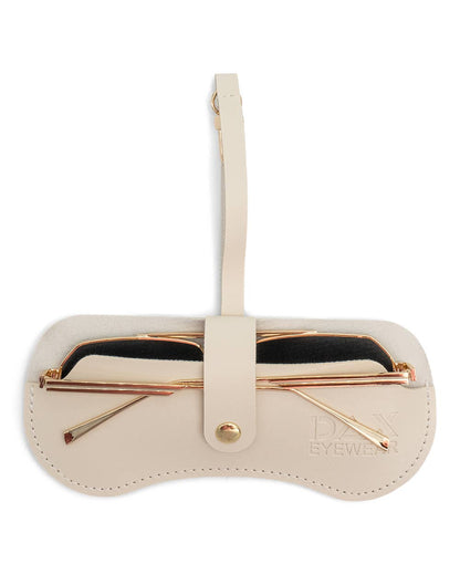 Eyewear Clutch for Sunglasses - Scratch Protection: Beige