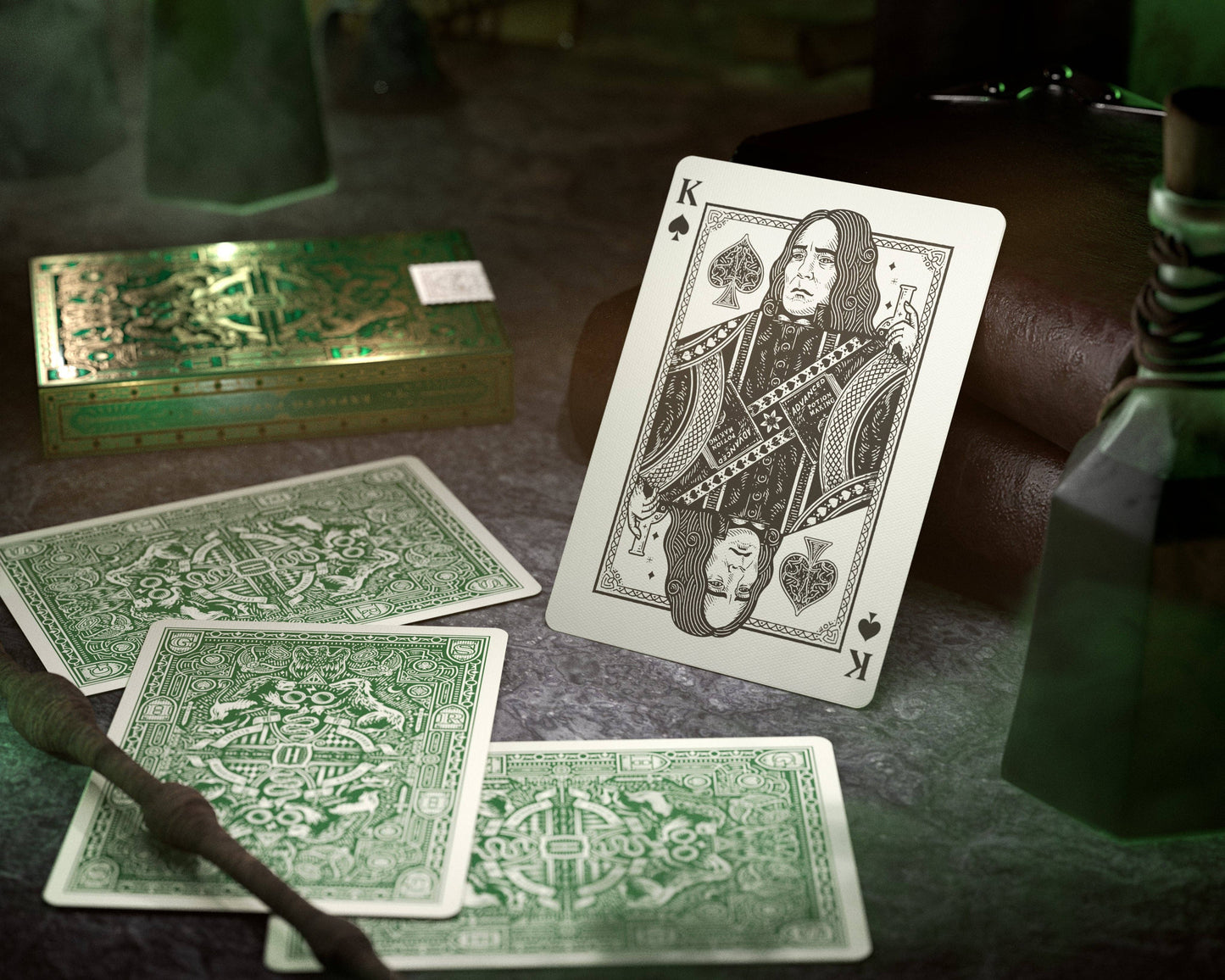 Harry Potter Playing Cards: Green (Slytherin)