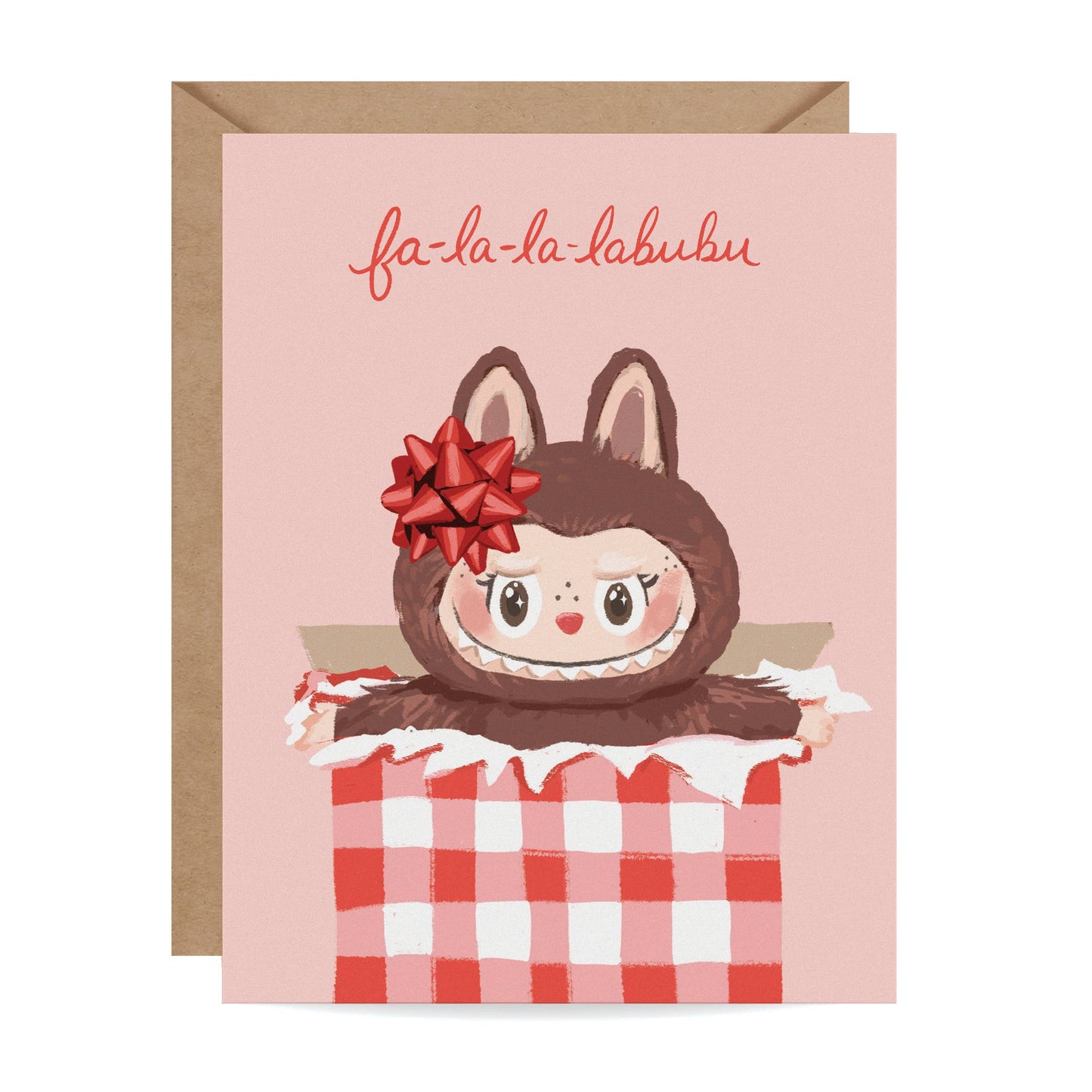 Greeting Card - Fa-la-la-labubu Holiday Card