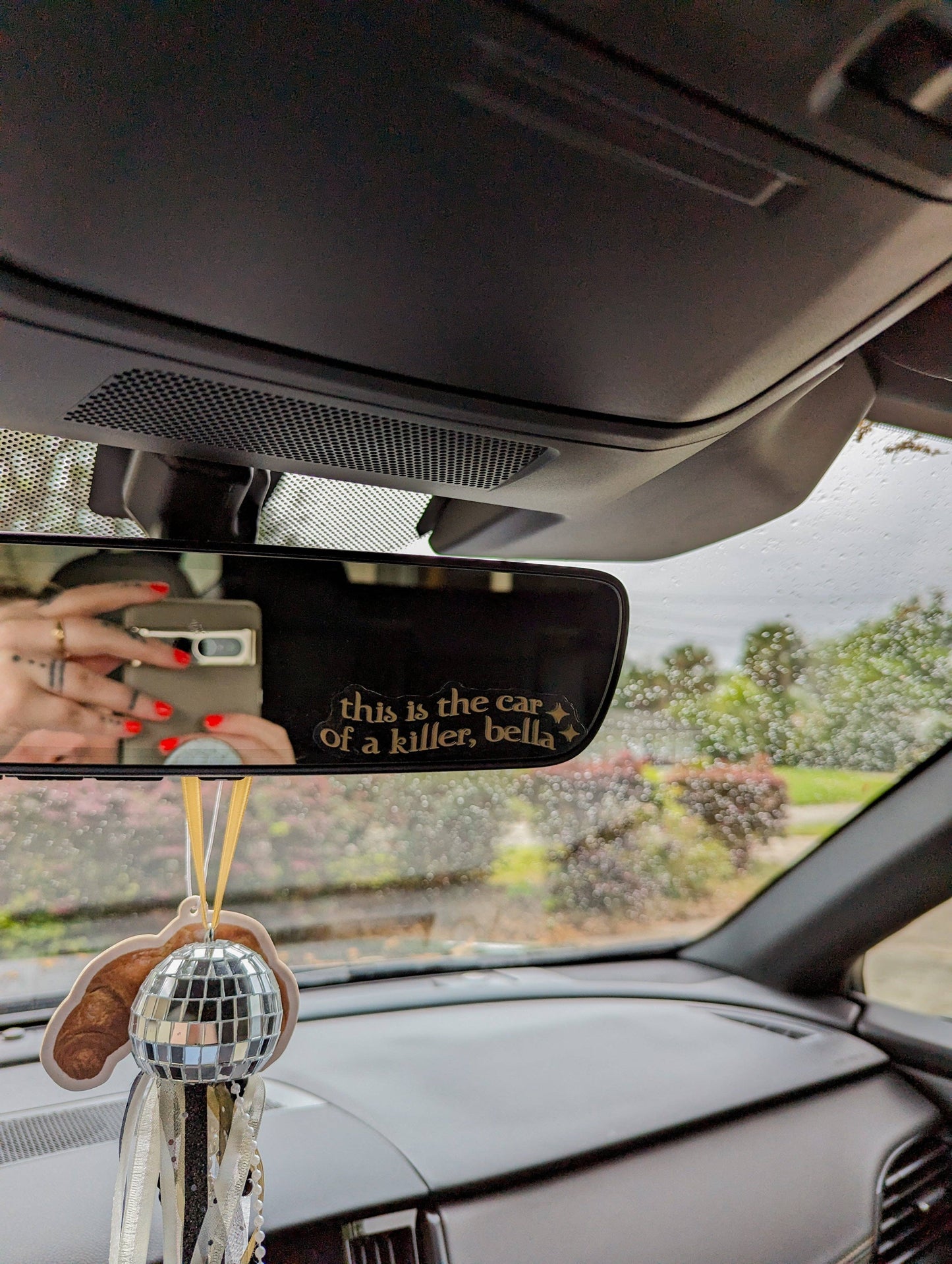 Car of a killer decal sticker