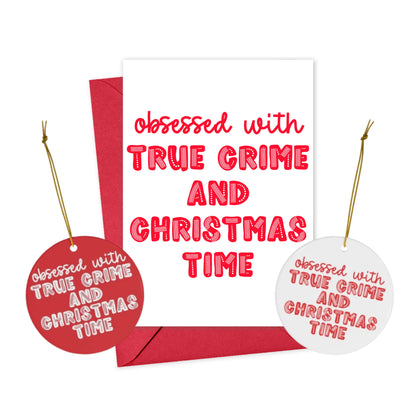 True Crime Christmas Ornaments Ornament Holidays Funny Red