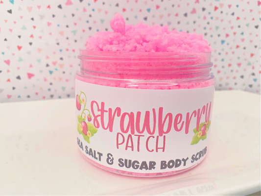 Strawberry Patch - Sea Salt and Sugar Body Scrub  