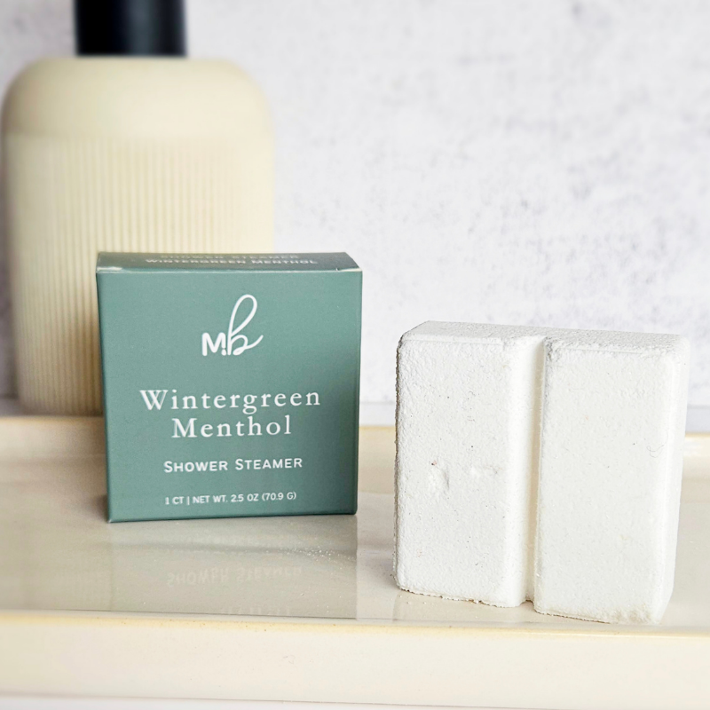 Wintergreen Menthol | 2.5oz Mix & Match Shower Steamers